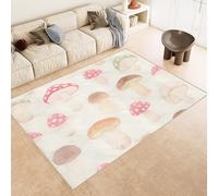 Generico Tappeto Esterno 50x80 cm Imitazione Cashmere Tappeto Pelo Corto Modello Funghi Erba Creativo 3D Tappeti Cucina Antiscivolo Lavabile Antimacchia Adatto per Appartamenti Camerette Ingressi