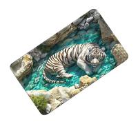 Genérico Tappeto Illusione Ottica | Arazzo Antiscivolo con Effetto | Tappeto 3D con Illusione Ottica | Per Decorazione Interni Halloween Ingresso Cucina Bagno e Portico