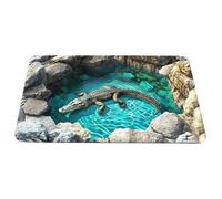 Genérico Tappeto Illusione Ottica | Arazzo Antiscivolo con Effetto,Tappeto 3D Illusione Ottica | Per Halloween Decorazione Interni Esterni Ingresso Cucina Bagno