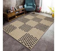 Generico Tappeto Moderno Morbido Da Interno - Moquette Antiscivolo E Anti-Perdita Per Soggiorno, Camera Da Letto E Sala Da Pranzo Ad Alto Traffico,B,80 * 160cm