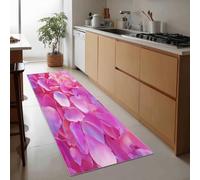 Generico Tappeto Passatoia Corridoio Rose, Tappeto Antiscivolo Stampato Onirique Réaliste Moderne Floral - Lavabile per Ingresso Cucina Soggiorno Bagno Lavanderia 60 x 150 cm