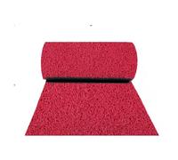 Generico TAPPETO PROFESSIONALE PVC ricciolo (specifico esterni ed incavi) altezza rotolo cm 120 spessore 15mm 5,9Kg/Mquadro CE N1907/2006 sostanze non potenzialmente pericolose (ROSSO, 120X100 Cm)
