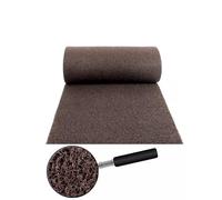 Generico TAPPETO PROFESSIONALE PVC ricciolo (specifico esterni ed incavi) altezza rotolo cm 120 spessore 15mm 5,9Kg/Mquadro CE N1907/2006 sostanze non potenzialmente pericolose (MARRONE, 80X120 Cm)