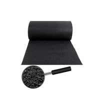 Generico TAPPETO PROFESSIONALE PVC ricciolo (specifico esterni ed incavi) altezza rotolo cm 120 spessore 15mm 5,9Kg/Mquadro CE N1907/2006 sostanze non potenzialmente pericolose (NERO, 120X60 Cm)