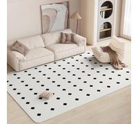 Generico Tappeto Riscaldato Morbido per Interni con Timer, Tappeto Accogliente Antiscivolo per Ufficio, Soggiorno e Camera da Letto, 220V,50 * 100cm