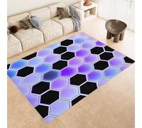 Generico Tappeto Salotto Gioco d'azzardo, Tappeto Per Soggiorno Color neon, lavabile, a pelo corto, antiscivolo, super morbido, grande, per soggiorno, camera da letto 160x230cm