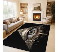 Generico Tappeto Salotto Moderno Occhio Mistico, Tappeto Ingresso Interno Astratto Moderno 50x80 cm, Tappeti da Antiscivolo e Lavabili, Arredo Casa C&J34