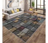 Generico Tappeto Salotto Muro di Pietra, Tappeto Muro di Mattoni Rustico Camera da Letto 60x90cm, Tappeti Salotto Antiscivolo, Lavabili, Morbido, Arredo Casa