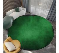 Generico Tappeto Salotto Rotondo Moderno Texture Verde Scuro 60 cm Tappeto Camera da Letto Rotondo, Verde Scuro Adolescenti Bambini Soggiorno Tappeti Flanella Lavabile Antiscivolo Morbido Tappetino