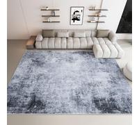 Generico Tappeto Salotto Texture Moderna Rock Acquerello Morbido Pelo Corto Tappeto Camera Da Letto, Tappeti Antiscivolo Lavabile per Cameretta, Soggiorno, Sala, Scendiletto, Grigio 60 x 90 cm