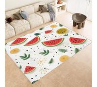 Generico Tappeto Soggiorno Anguria Limone Frutta Imitazione Cashmere 60x120 cm Antiscivolo Anti-Incrostazione Lavabile in Lavatrice Tappeto Ingresso Esterno Adatto per Corridoio Angolo Colazione