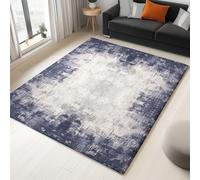 Generico Tappeto Soggiorno Lavabile Texture Grigia Vintage 120x180 cm Tappeto Antiscivolo Interno, Tappeti di Zona Pelo Corto, per Camera da Letto Salotto Sala da Pranzo Ufficio