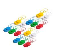 Generico Tappi con Anello per Bottiglie in Plastica - Misura Universale per Tutte Le Bottiglie Colori Misti (30)