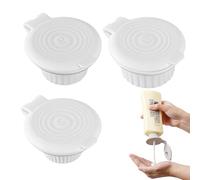 Generico Tappi di Bottiglia capovolti, connettore di trasferimento Adattatore 3X | Tappi di Bottiglia capovolti per Shampoo, coperchi, Sigillo Sicuro per balsamo, lozione, Ketchup