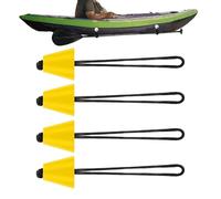 Generico Tappi di Drenaggio per Kayak | 3,99 cm Universale con Cordoncino 4 Pezzi | Tappi per Fori di Drenaggio | per Canoa, Barche D'Assalto E Imbarcazioni, Principianti E Canoisti Esperti
