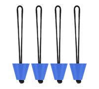 Genérico Tappi per fori per kayak, universali da 4 cm, con cordino, set da 4 pezzi, tappi sigillati per kayak, per navigazione, ancoraggio, attività acquatiche, canoe e barche