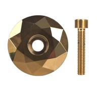 Generico Tappi Superiori per Attacco Manubrio Bici - Copertura Superiore per Cuffia da 28 Mm, Cappuccio Leggero Antiscivolo per Attacco Manubrio, Ciclismo Impermeabili per Una Facile vestibilità Lega