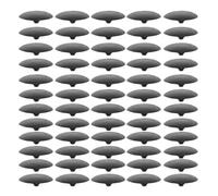 Generico Tappi Vite Decorativi in Plastica Neri Rotondi 10mm per Copertura Viti 500 Pezzi, Resistenti All'acqua, per Montaggio Specchi e Installazioni Armadi