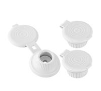 Generico Tappo di Invertito - per Svuotamento della | 3X Ottieni Ogni Goccia di Lozioni cap, Coperchi per Flaconi A Pompa, Chiusura di Tappi di per Svuotamento Capovolti