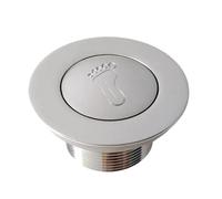 Generico Tappo for Vasca da Bagno, Scarico Universale, a Rimbalzo, Accessori in Ottone, pressatura a Caduta, Bianco, Nero, Bronzo 2657(Chrome)