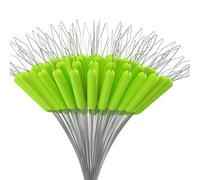 Generico Tappo per Bobber da - per Bobber Galleggiante per Lavello, Accattivante Forma Cilindrica E Olivastra | Confezione da 100 Pratici per Attrezzatura da per Spiagge, Fran