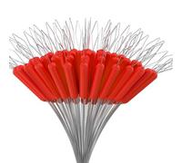 Generico Tappo per Bobber da - per Bobber Galleggiante per Lavello, Accattivante Forma Cilindrica E Olivastra | Confezione da 100 Pratici per Attrezzatura da per Spiagge, Fran