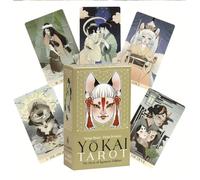 Generico Tarocchi carte Yokai Tarot - Mazzo di 78 Carte dei Folletti Giapponesi con Guida Illustrata, Arte Mistica del Folklore Giapponese, Edizione Lo Scarabeo
