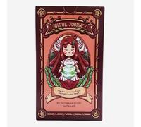 Generico Tarocchi del Viaggio gioioso da 12 * 7 cm con Guida per Principianti Sistema Rider-Waite Mazzo di tarocchi Carino per Cartoni Animati Carte da 78 Pezzi Joyful Journey Tarot