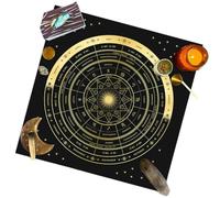 Generico Tarot Altar Cloth, Square Witch Tarot Cloth, Velvet Divinations Tablecloth, Astrology Oracle Pad, Tarot Reading Cloth, Tarot Cloth for Divination, Tarot Cloth, Velvet Tarot Tablecloth
