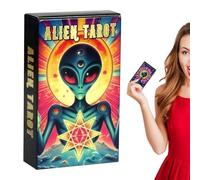Generico Tarot Card Deck, 78 Piece Oracle Cards, 4.02x2.56 Inches Lightweight & Portable, Sci Fi Fortune Telling Tools for Psychic Development, Astrology, Beginners and Professional Readers