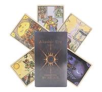 Generico Tarot Card Deck, Fate Reading Set, 78 Sheet Divination Game with Smooth Design, Sturdy Cardstock Build, Mystical Illustration Style, Spiritual Home Party Family Game Use