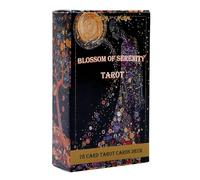 Generico Tarot Deck - 78 Piece Oracle Fortune Telling Cards Set | Entertainment Divination Game Cards Tabletop Spiritual Party Holiday Tarot Reading Learning Deck for Beginners, Adults, Teens