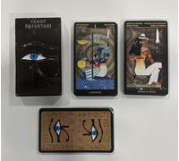 Generico Tarot Nefertari, Carte dei Tarocchi Egizi con Geroglifici, Mazzo Divinatorio Multilingue