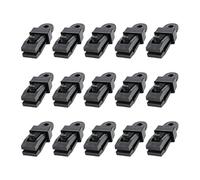 Generico Tarp Clips - Heavy Duty Strong Fixed Clamp | Tarp Clips Tent Lock Grip | 15 Pieces 8cm PP for Car Truck Covers Boat Tarpaulins Swimming Pool Canvas Outdoor Camping Awning Car Canopy
