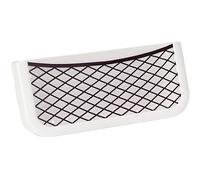 Generico Tasca A Rete PORTAOGGETTI Universale Adesiva per Barca,GOMMONE, PLASTICA Bianca Rete Nera, Mis.25X11,5X3,2