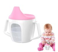 Generico Tasse à bec bébé avec poignées - Gobelet d’apprentissage mignon en polypropylène 52g | Tasse ergonomique pour tout-petits | Gobelet enfant léger et facile à tenir