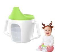 Generico Tasse à bec bébé avec poignées - Gobelet d’apprentissage mignon en polypropylène 52g | Tasse ergonomique pour tout-petits | Gobelet enfant léger et facile à tenir