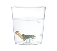 Generico Tasse Café 3D Animal - Verre Cartoon | Mug Transparent Mode Fruit Jus Cafés Boisson Froide | Cadeau Maison Bureau Cuisine Ludique Convivialité Amusant Idéal Pour Offrir