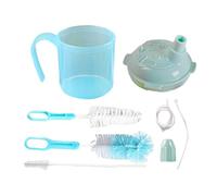 Generico Tasses Pour Dysphagie | 16,9x11.8x11.8 Cm Gobelet Antifuite Léger | Tasse Avec Buseau Boire Au Quotidien, Adaptée Aux Soupes Et Purées, Idéal Adultes, Personnes Âgées Femmes Postpartum