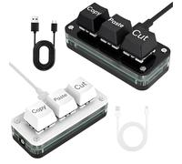 Generico Tastiera Compatta Mini Tastiera Meccanica Portatile | Tastiera USB Copia Incolla per Computer per Casa Viaggi Ufficio Lavoro Montaggio Video