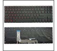 Generico Tastiera Italiana per HP OMEN 15-EN0263NG 15-EN1177NG Nera RETROILLUMINATA
