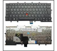 Generico Tastiera Italiana per Lenovo THINKPAD CS13XBL-83IT Nera Frame POINTSTICK