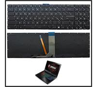 Generico Tastiera Italiana per MSI GP72M 7RDX Leopard Nera RETROILLUMINATA RGB