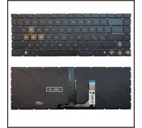 Generico TASTIERA ITALIANA PER MSI THIN A15 AI B8V B8VE B8VF NERA RETROILLUMINATA BLU