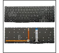Generico Tastiera per Acer Predator Helios 300 PH315-54-79GG Bianca RETROILLUMINATA