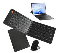 Generico Tastiera Pieghevole - Tastiera Pieghevole Wireless Da 393,7 Pollici | Portatile Wireless Ultra Sottile Portatile, Tastiere Pieghevoli Per La Maggior Parte Dei Tablet, Laptop E Smartphone,
