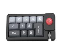 Generico Tastiera Programmabile,Tastiera Programmable RGB Cablata | Tastierino Numerico Ergonomico Intercambiabile a Caldo con Joystick per Montaggio Video Grafica Ufficio