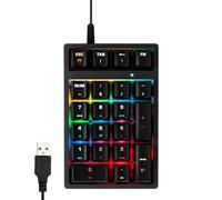 Generico Tastierino Numerico - Tastierino Numerico Per Computer Wireless Collegabile, Mini Ergonomico Portatile A 17 Tasti, Multifunzionale | Per PC Desktop Notebook Analisti Finanziari Pro