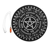 Generico Tavola Divinatoria Pentagramma con Design Artistico in Gomma Leggera e Resistente per Accessorio di Divinazione e Decorazione Casa