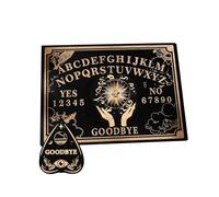Generico Tavola Ouija - Legno 30x22x0,3cm | Tavola Divinatoria | Tavolas Pendolo | Tavolas Metafisica con Collana Pendolo di per Guida Spirituale E Pratiche Divinatorie
